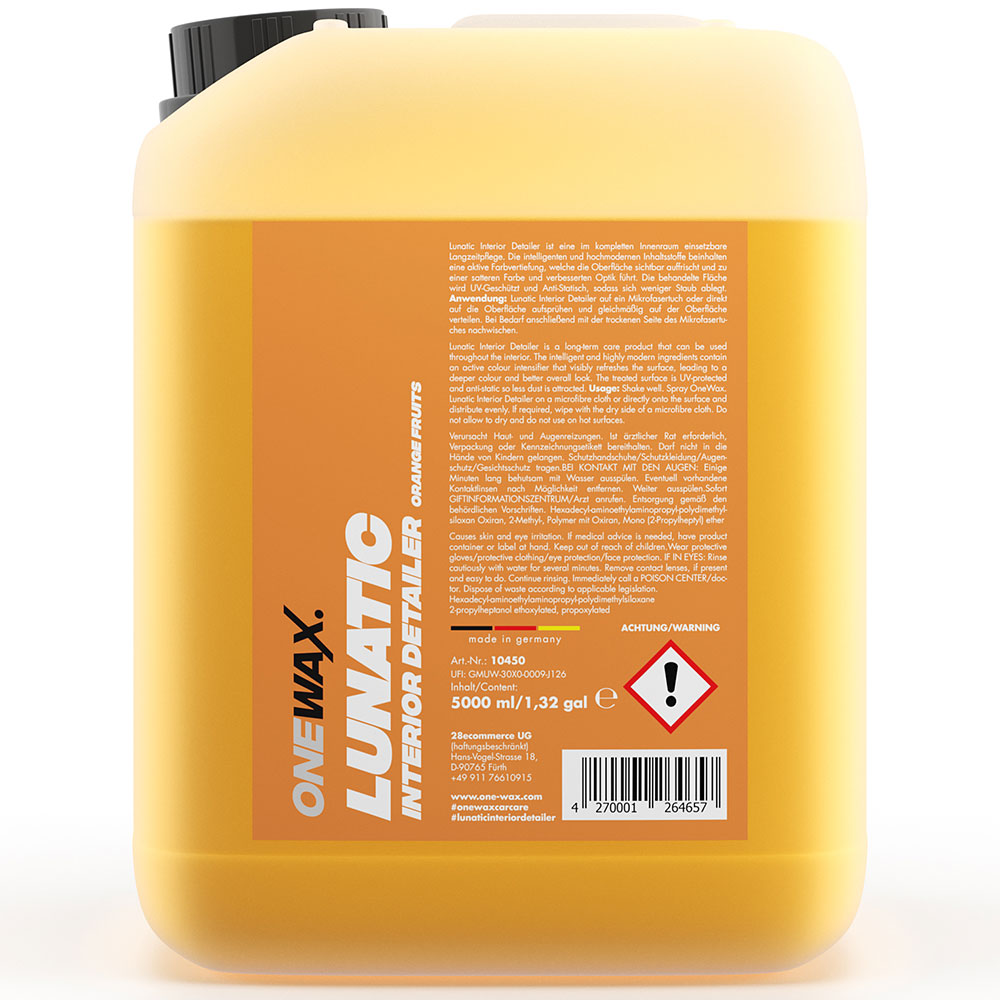 LUNATIC INTERIOR DETAILER ORANGE FRUITS